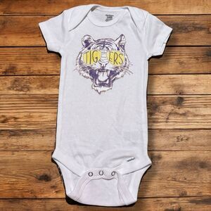 LSU Tigers Custom Bodysuit 3-6 Months Tiger Sunglasses
